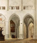 Pieter Jansz Saenredam Interior of the Church of St Bavo at Haarlem Germany oil painting artist